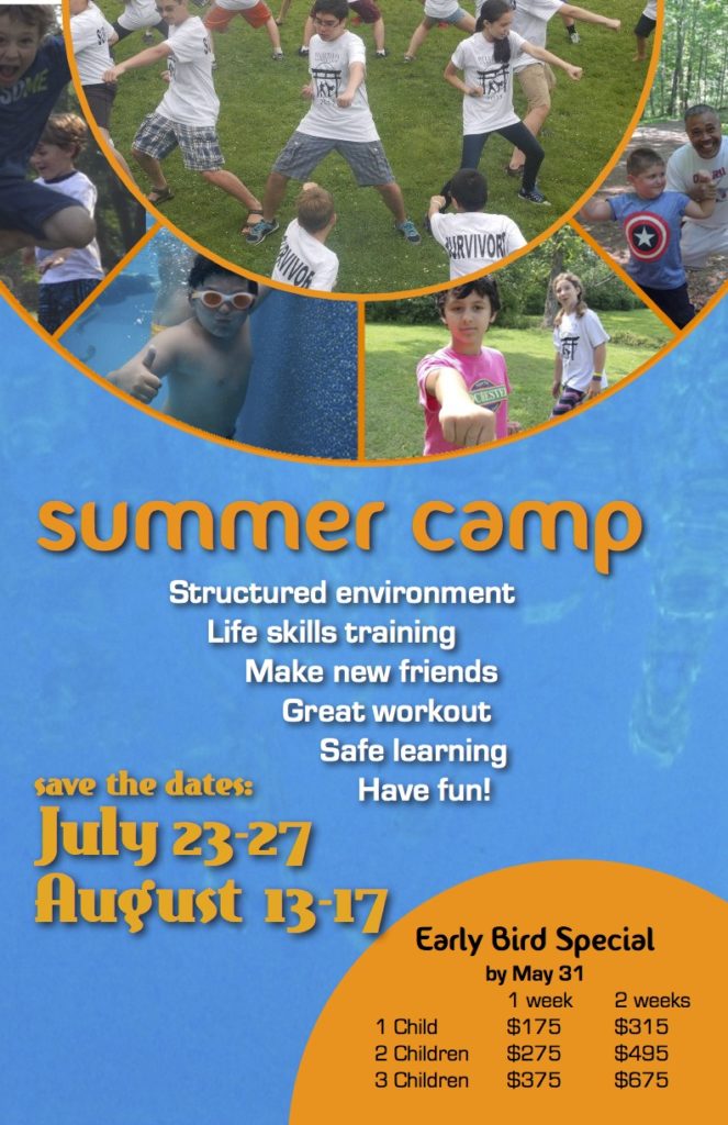 2018 Summer camp poster